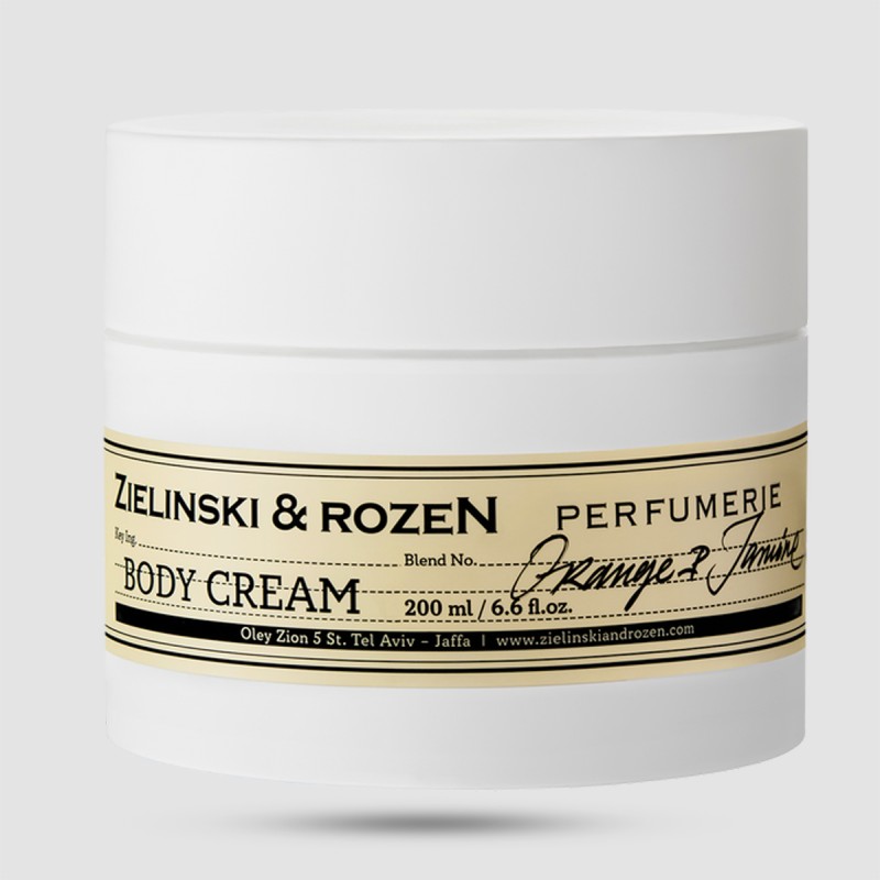 Body Cream Orange & Jasmine 200ml – Zielinski & Rozen
