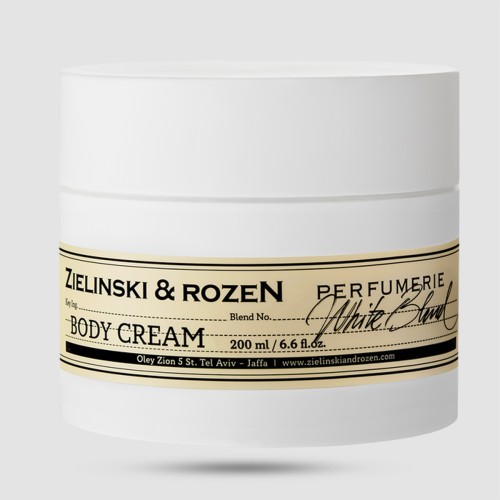Zielinski & Rozen Body Cream White Blend 200ml - Κρέμα σώματος με γκρέιπφρουτ και λευκά άνθη