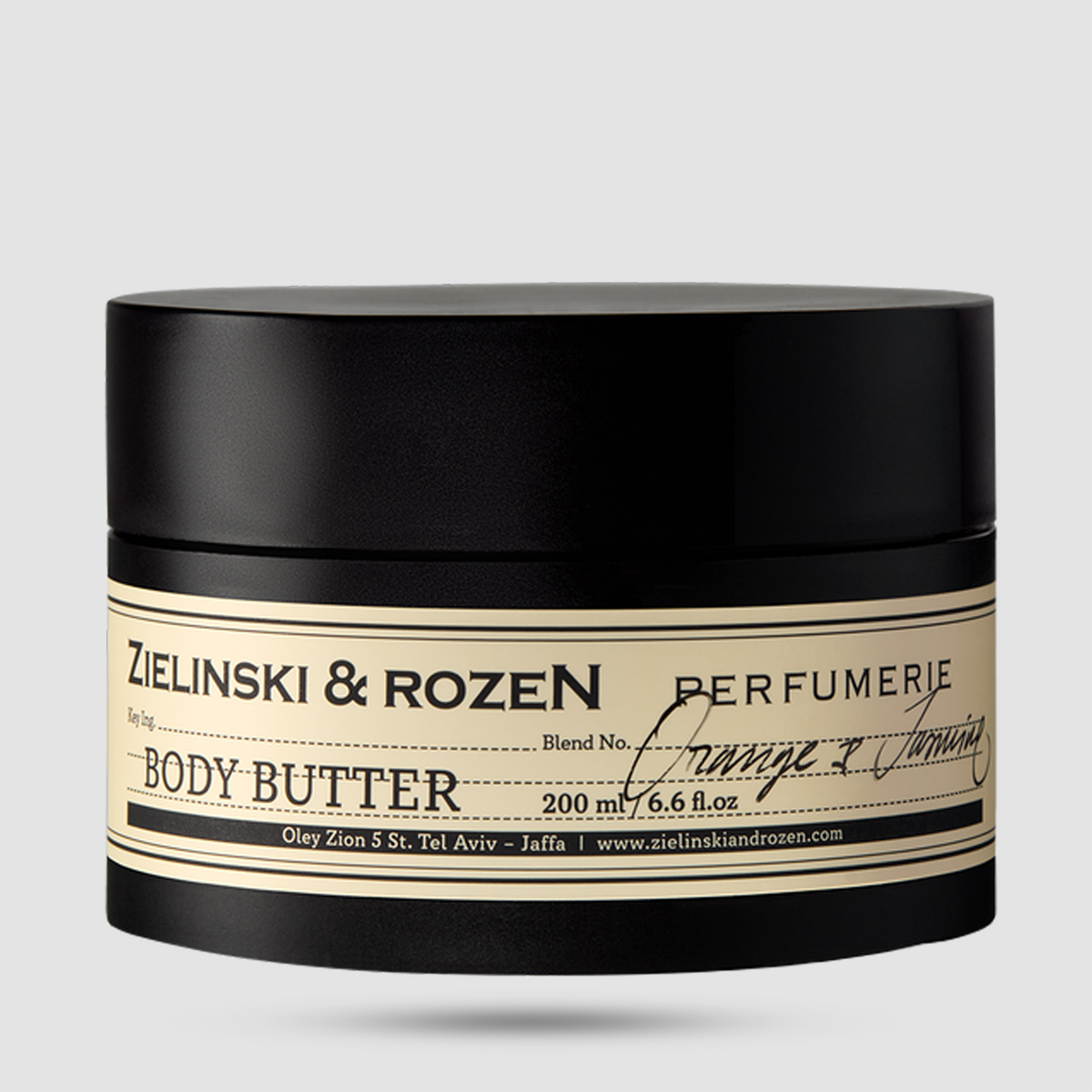 Zielinski & Rozen Body Butter Orange & Jasmine 200ml πορτοκάλι γιασεμί