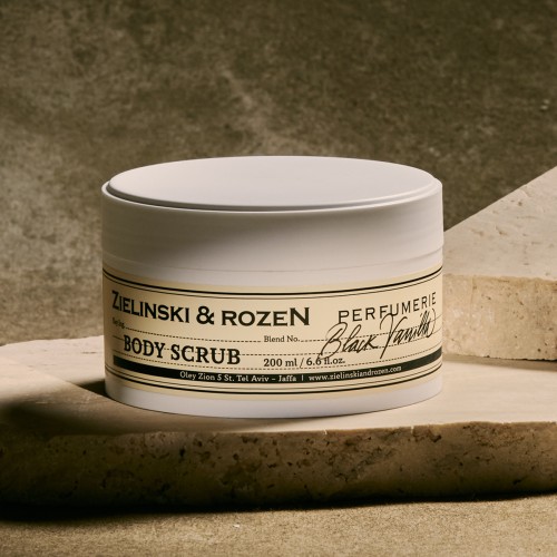 Zielinski & Rozen Body Scrub Black Vanilla 200ml αλάτι Νεκράς Θάλασσας