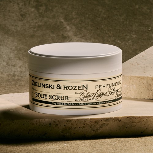 Zielinski & Rozen Body Scrub Black Pepper Vetiver Neroli Amber 200ml
