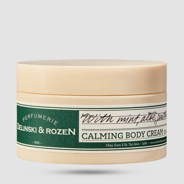 Calming Body Cream Mint, Aloe, Panthenol 120ml – Zielinski & Rozen
