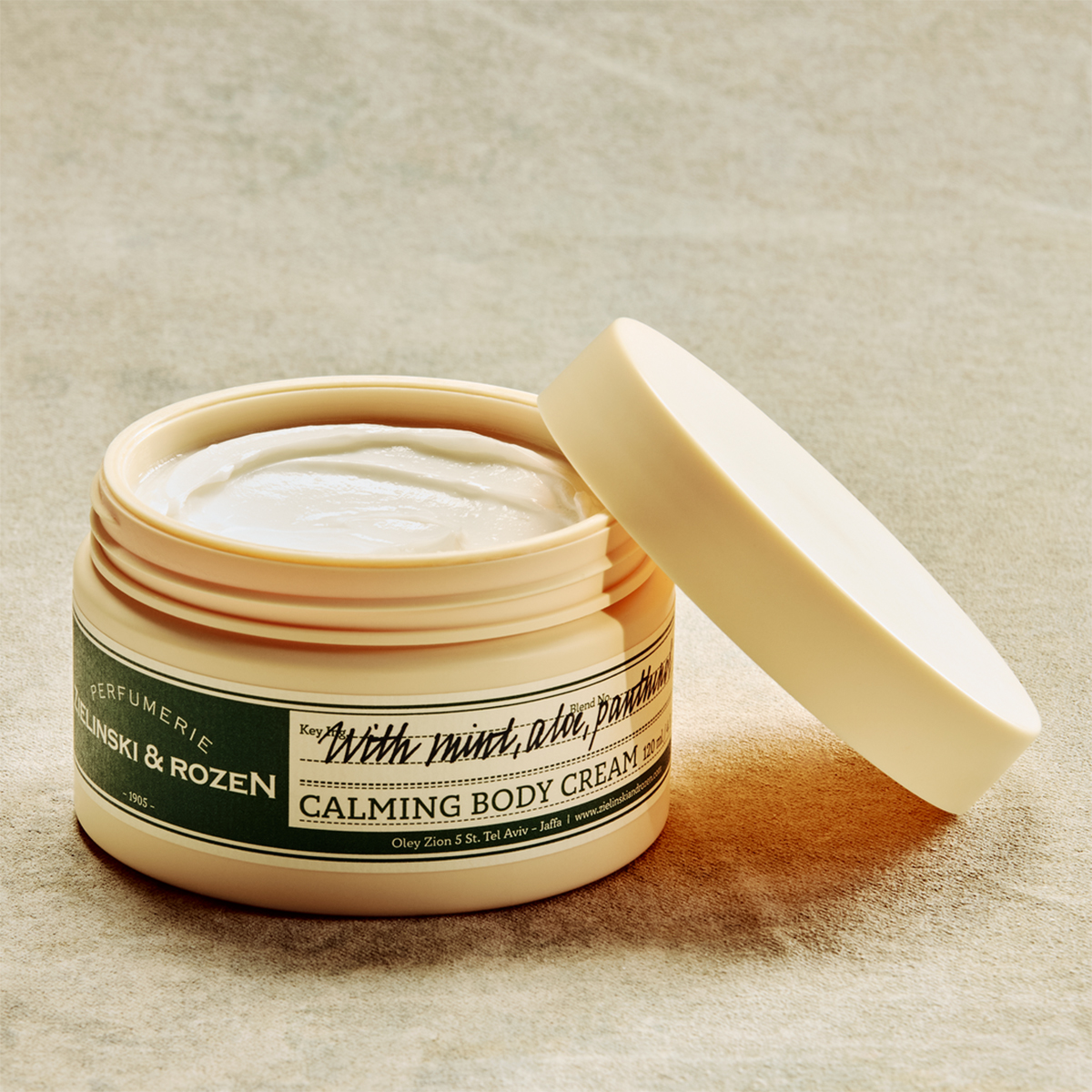 Zielinski & Rozen Calming Body Cream Mint Aloe Panthenol 120ml