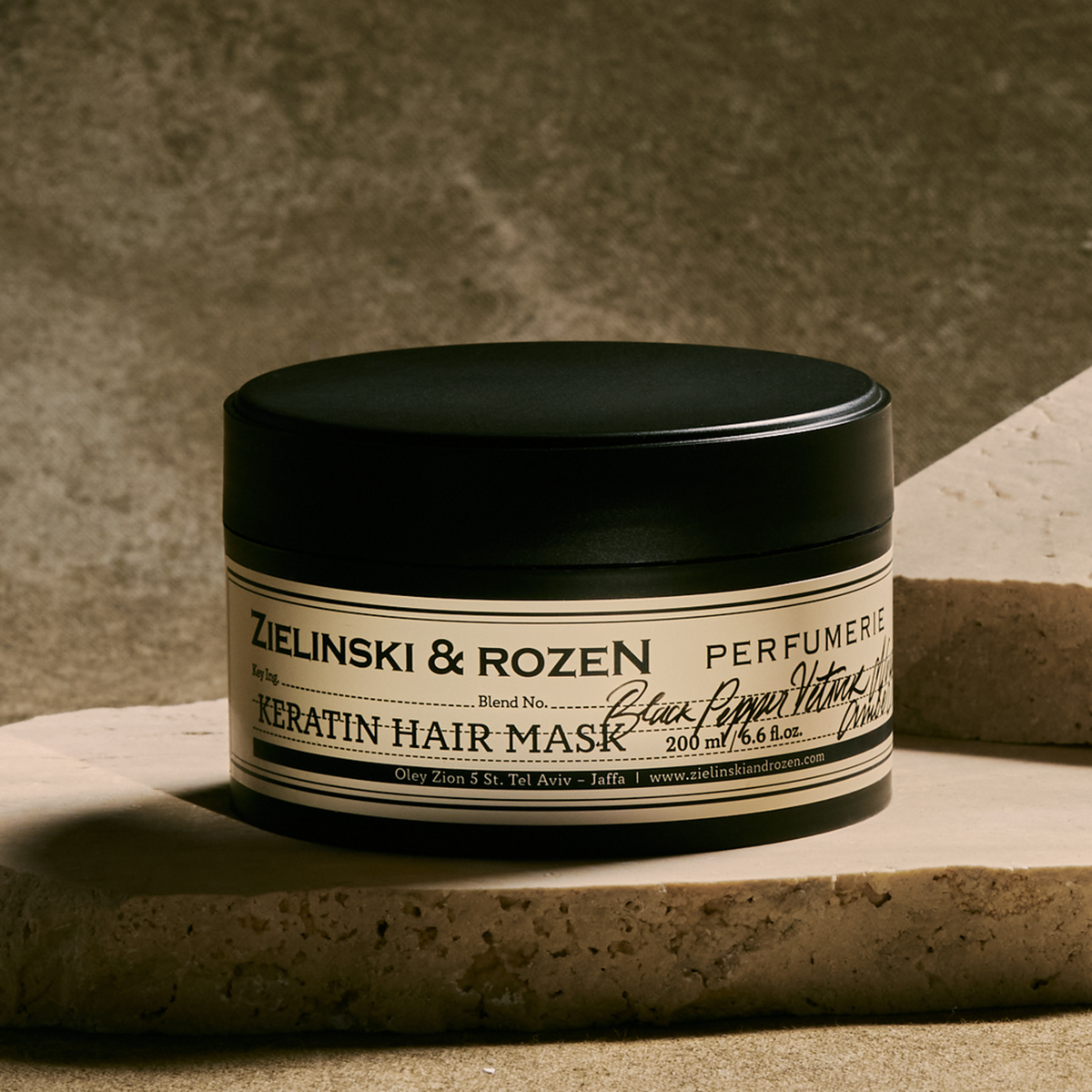 Zielinski & Rozen Μάσκα Μαλλιών Keratin Black Pepper Vetiver Neroli Amber 200ml