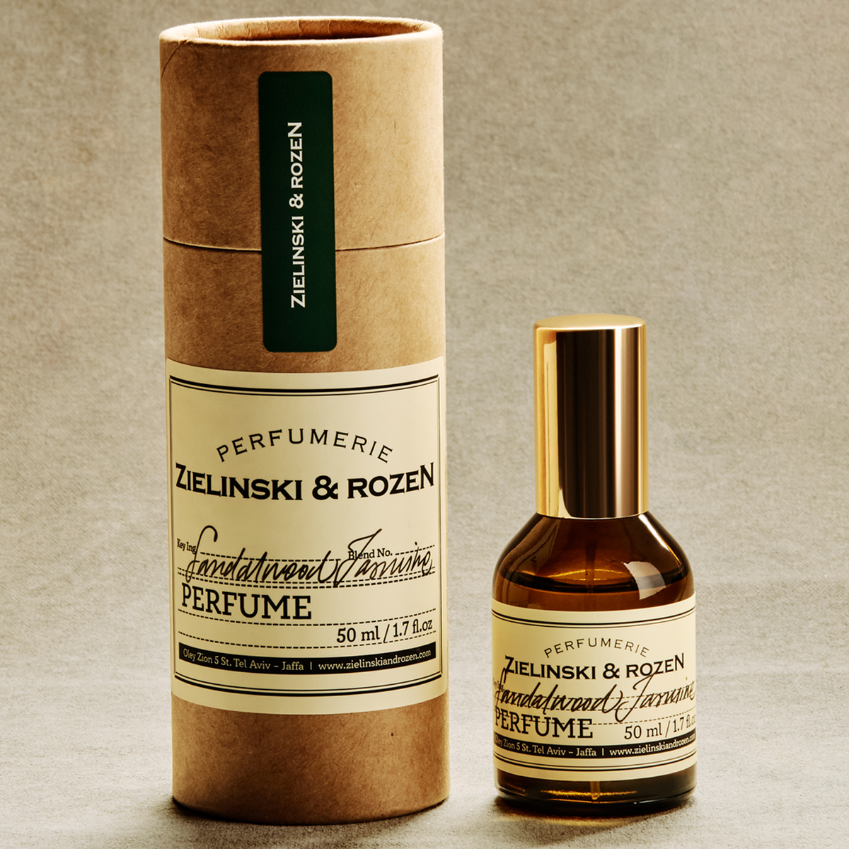 Zielinski & Rozen Eau De Parfum Sandalwood Jasmine 50ml woody amber unisex