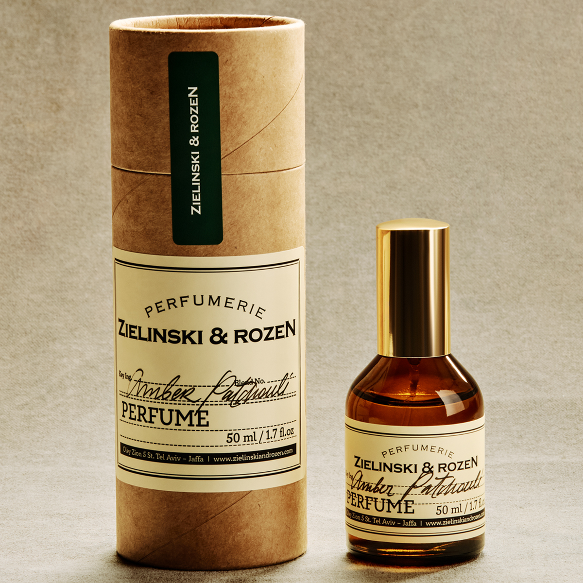 Zielinski & Rozen Eau De Parfum MOSS Amber Patchouli 50ml spicy woody unisex