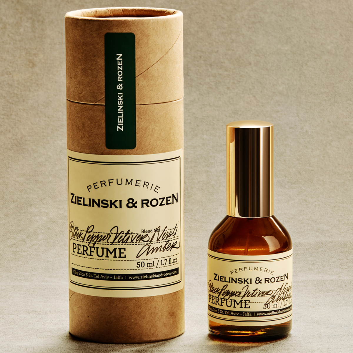 Zielinski & Rozen Eau De Parfum Black Pepper Vetiver Neroli Amber 50ml best seller unisex