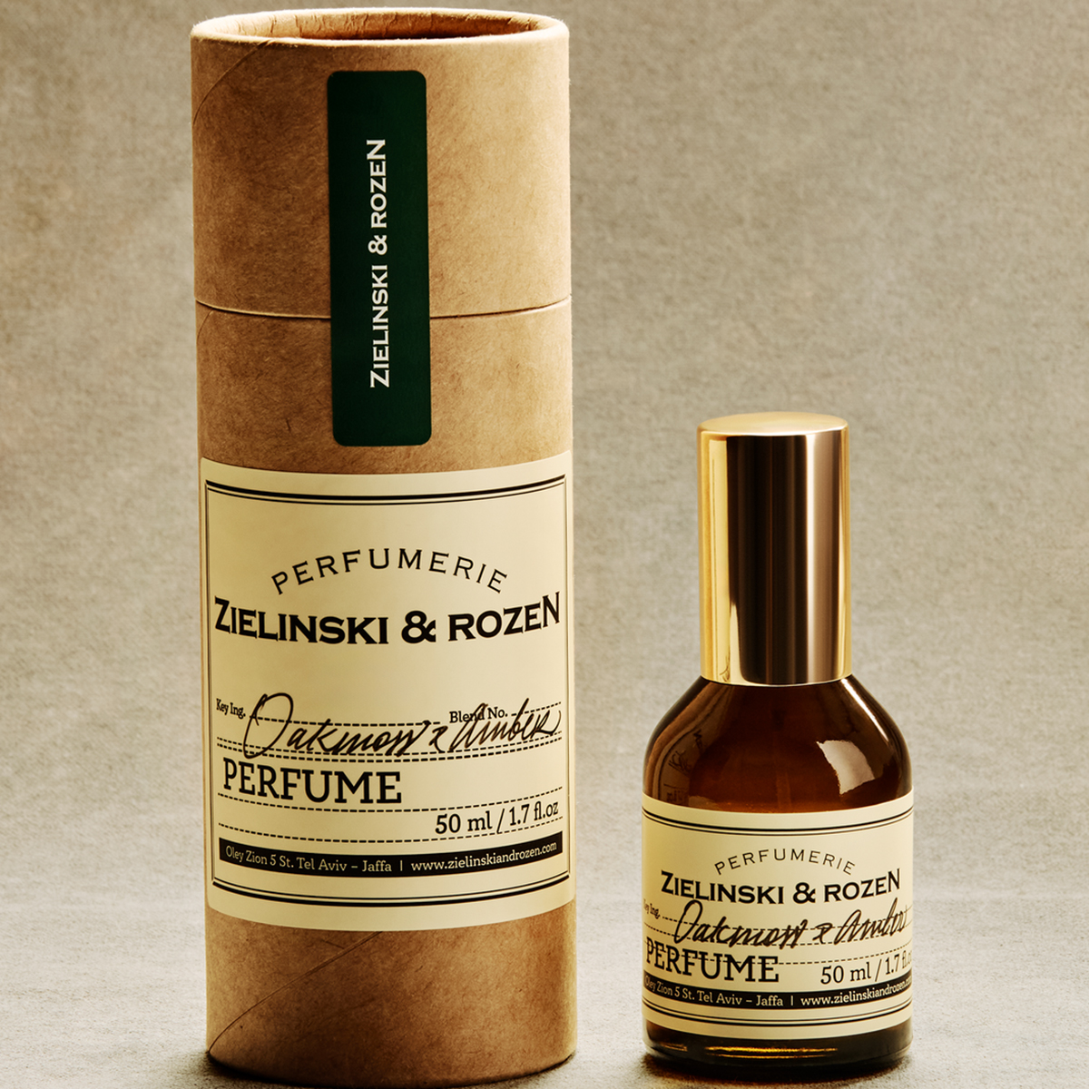 Zielinski & Rozen Eau De Parfum Oakmoss & Amber 50ml woody fougere unisex