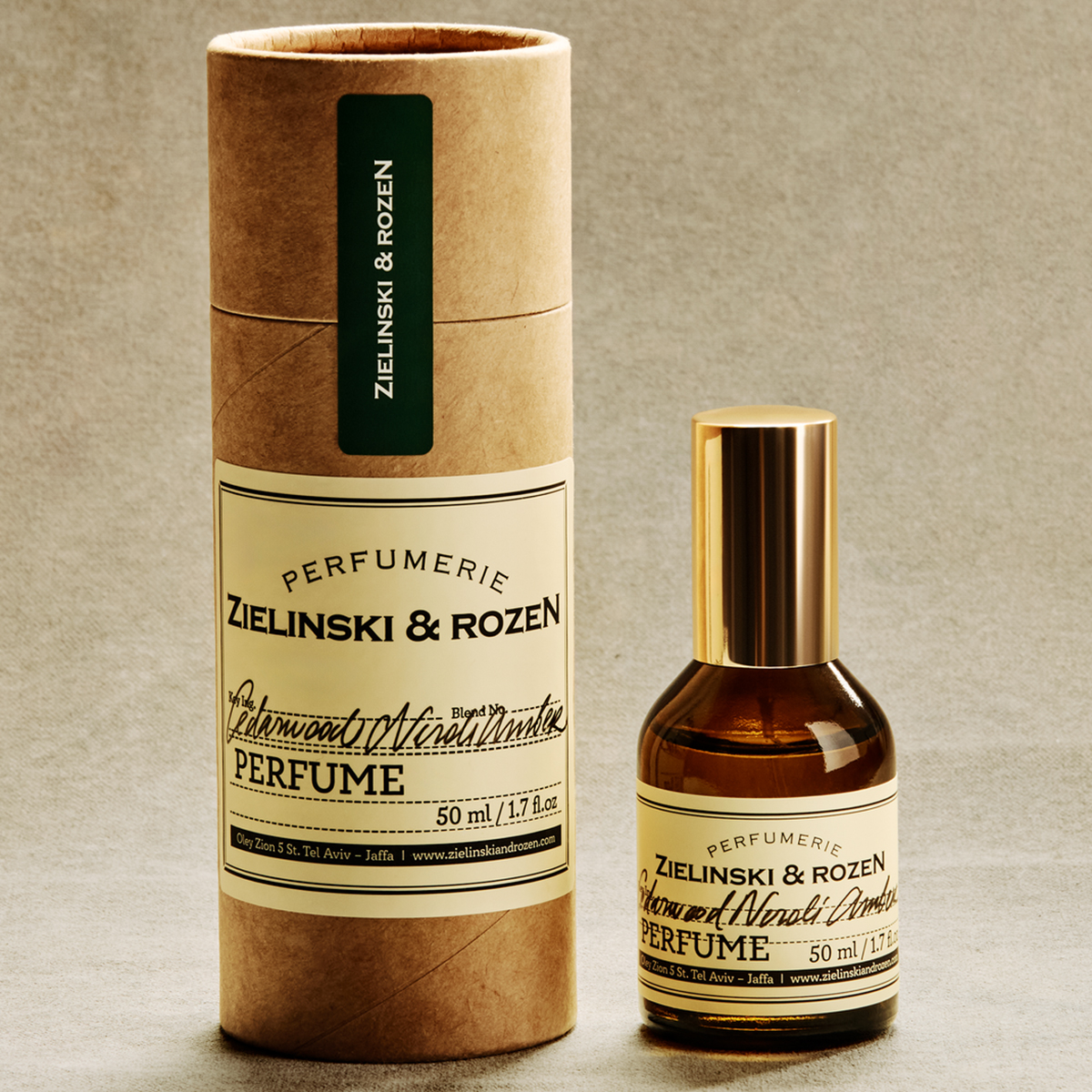 Zielinski & Rozen Eau De Parfum Cedarwood Neroli Amber 50ml woody oriental unisex