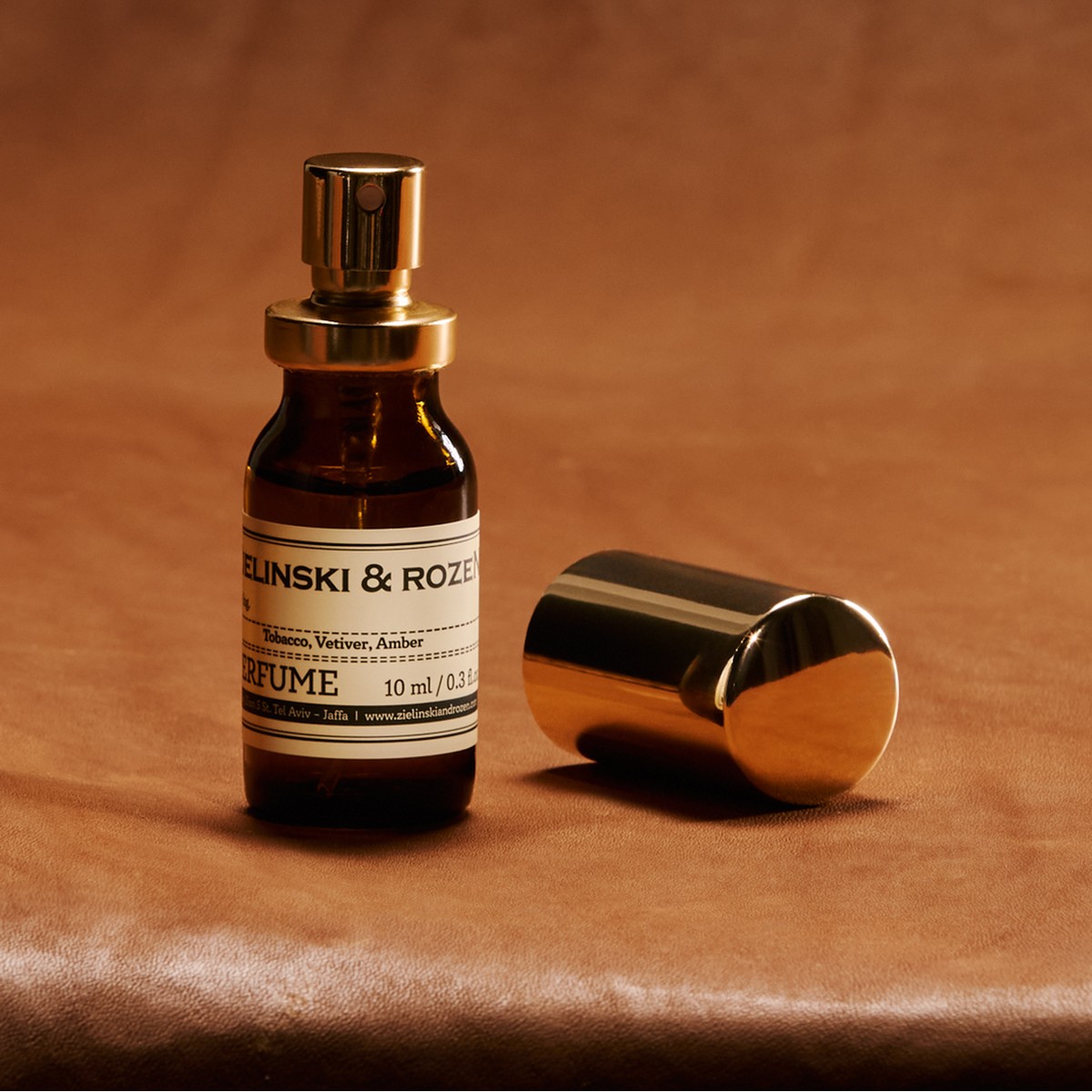 Zielinski & Rozen Eau De Parfum Tobacco Vetiver Amber 10ml Travel Size