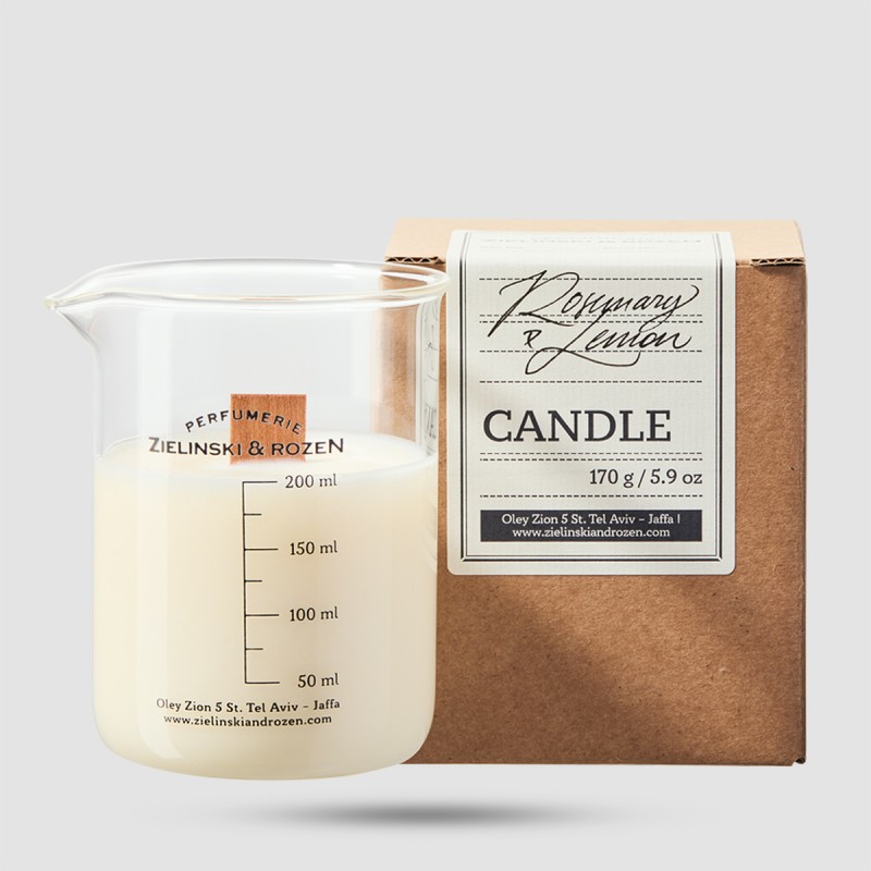 Scented Candle Rosemary & Lemon 170g – Zielinski & Rozen