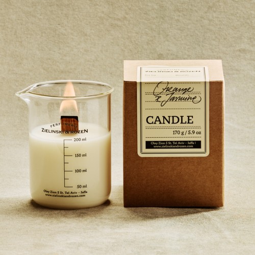 Zielinski & Rozen Αρωματικό Κερί Orange & Jasmine 170g - Ξύλινο φυτίλι ανθικό εσπεριδοειδές