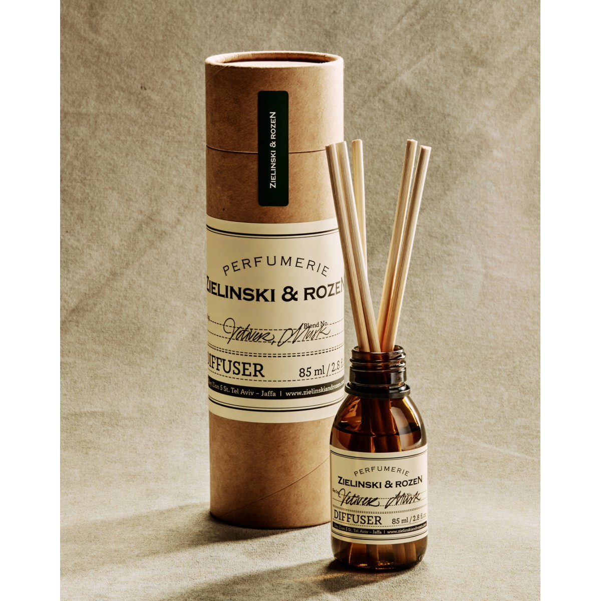 Zielinski & Rozen Diffuser Vetiver Musk 85ml - Green woody αρωματικό χώρου