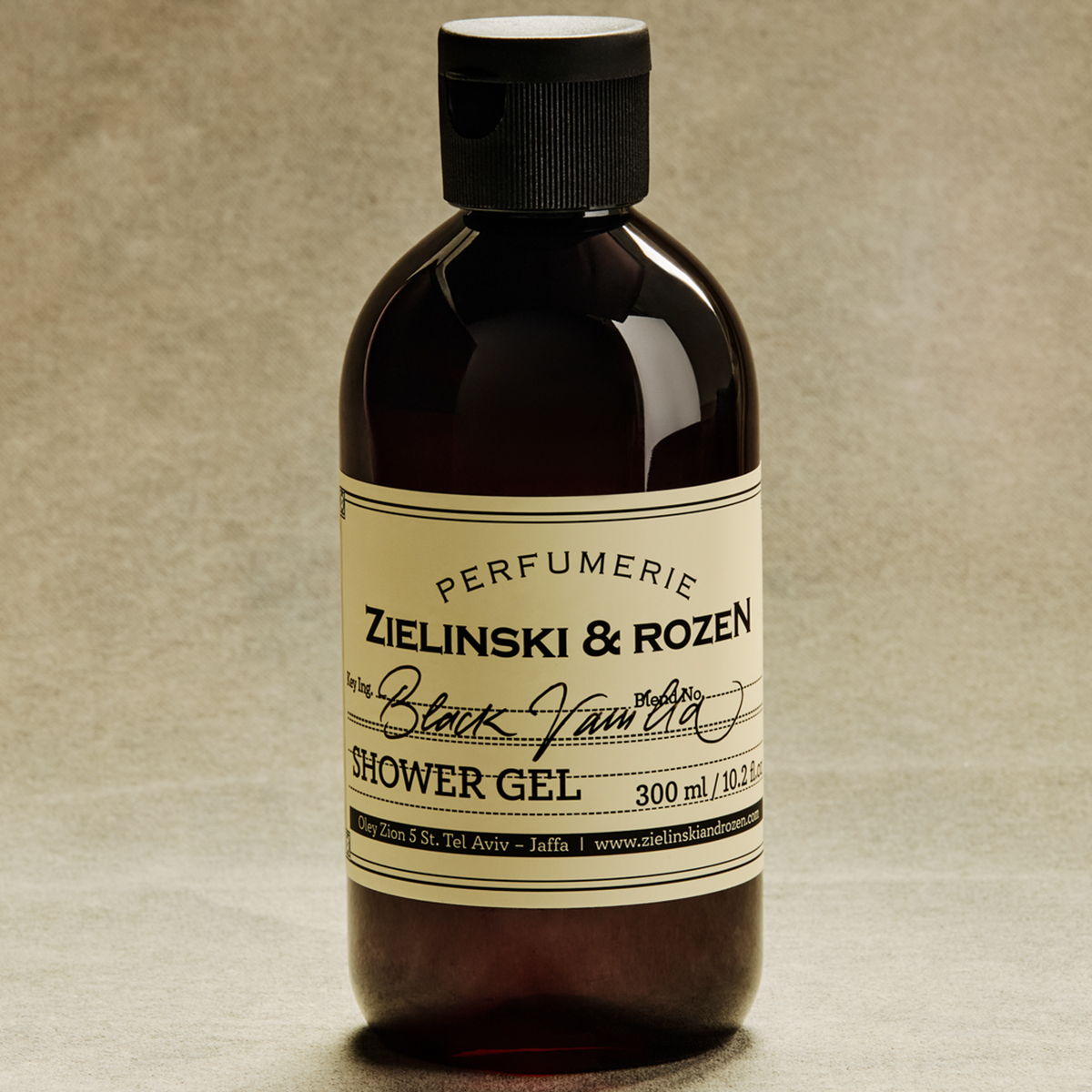 Zielinski & Rozen Αφρόλουτρο Black Vanilla 300ml Shower Gel Gourmand