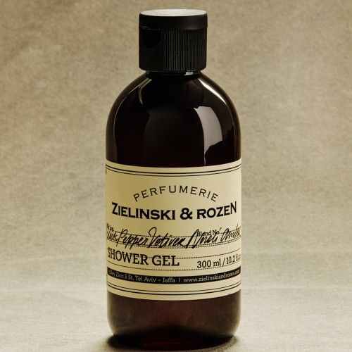 Zielinski & Rozen Shower Gel Black Pepper Vetiver Neroli Amber 300ml