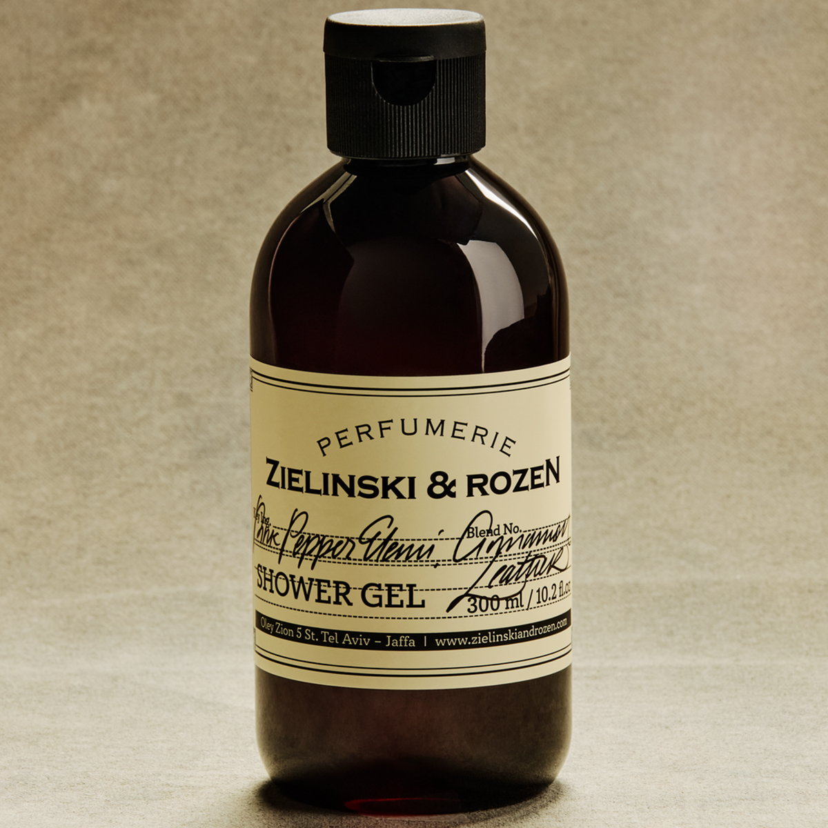 Zielinski & Rozen Shower Gel Pink Pepper Elemi Cinnamon Leather 300ml