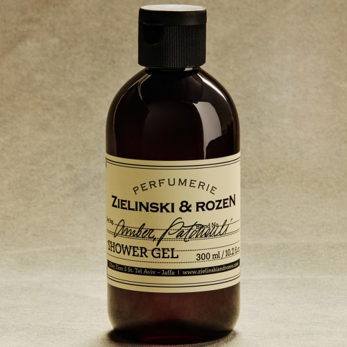 Zielinski & Rozen Shower Gel Moss Amber Patchouli 300ml - Spicy woody body wash