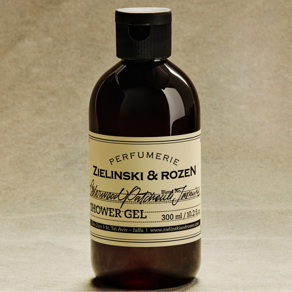 Zielinski & Rozen Shower Gel Cedarwood Patchouli Jasmine 300ml - Woody floral body wash