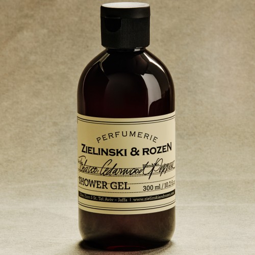 Zielinski & Rozen Shower Gel Tobacco Cedarwood Pepper 300ml - Woody tobacco body wash