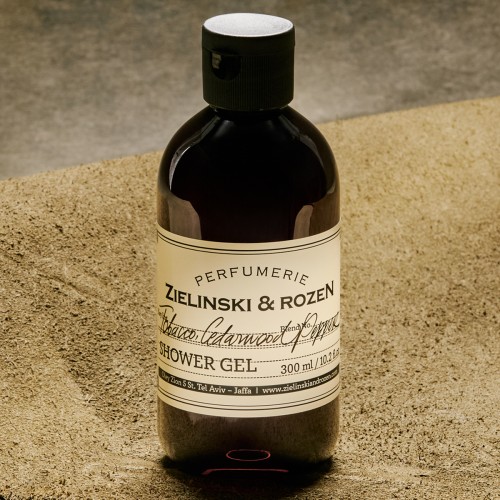 Zielinski & Rozen Shower Gel Tobacco Cedarwood Pepper 300ml - Woody tobacco body wash