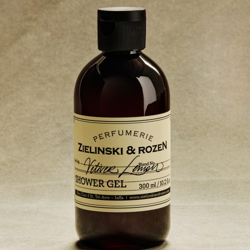 Zielinski & Rozen Shower Gel Vetiver Lemon 300ml - Fresh green body wash with vetiver