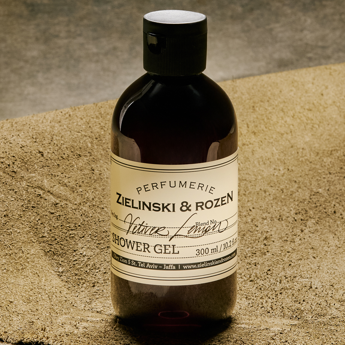 Zielinski & Rozen Shower Gel Vetiver Lemon 300ml - Fresh green body wash with vetiver