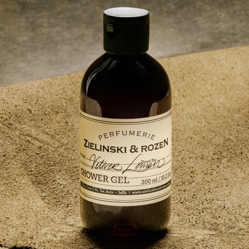 Zielinski & Rozen Shower Gel Vetiver Lemon 300ml - Fresh green body wash with vetiver