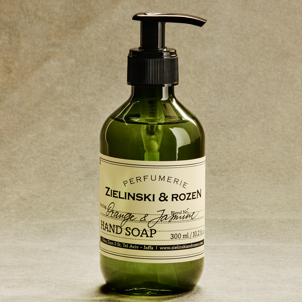 Zielinski & Rozen Liquid Soap Orange & Jasmine 300ml - Floral citrus σαπούνι χεριών με γιασεμί