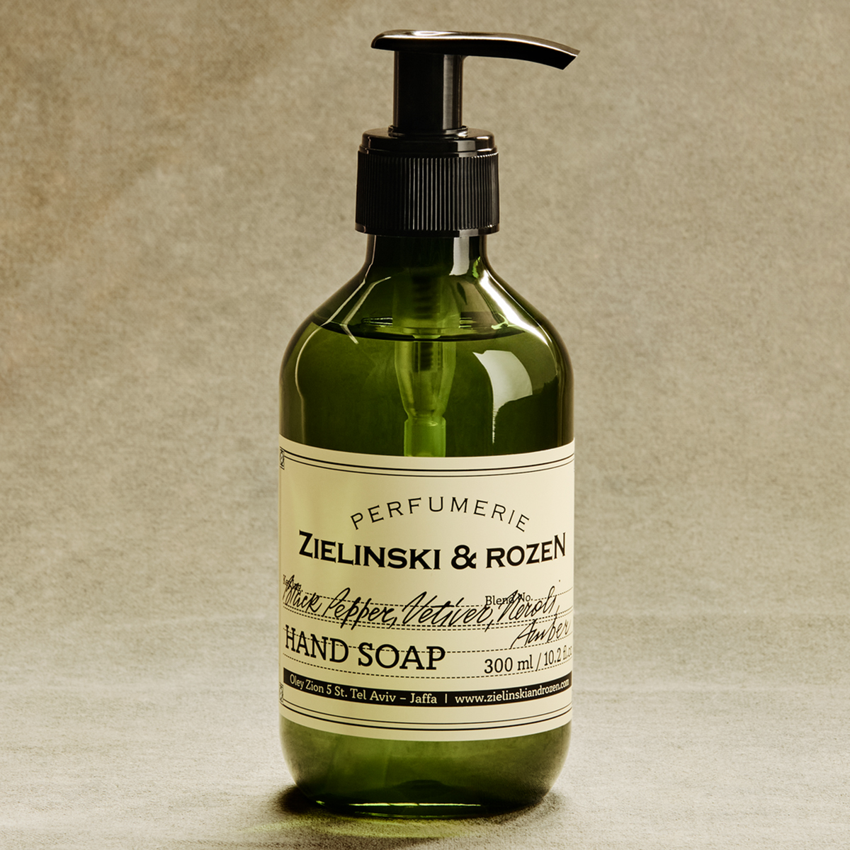 Zielinski & Rozen Liquid Soap Black Pepper, Vetiver, Neroli, Amber 300ml - Signature amber spicy σαπούνι