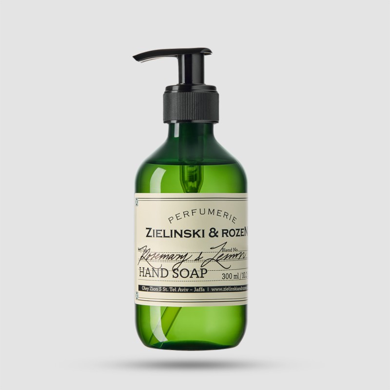 Υγρό Σαπούνι Liquid Soap Rosemary & Lemon 300ml – Zielinski & Rozen