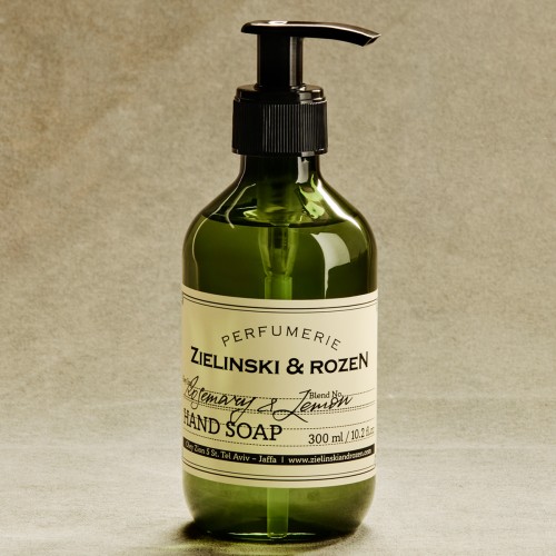 Zielinski & Rozen Liquid Soap Rosemary & Lemon 300ml - Φρέσκο αρωματικό σαπούνι χεριών