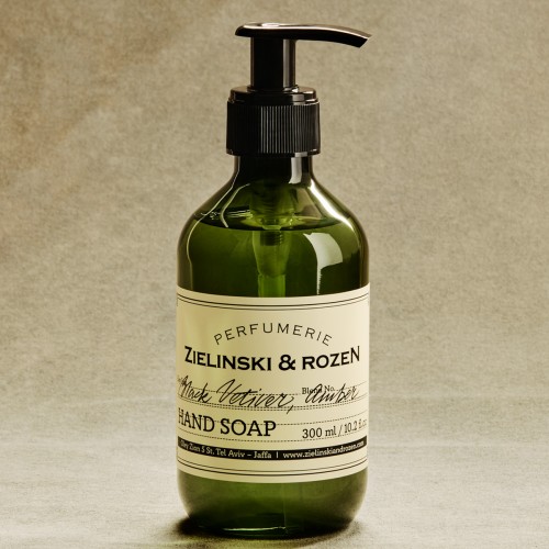 Zielinski & Rozen Liquid Soap Black Vetiver, Amber 300ml - Ξυλώδες floral σαπούνι χεριών