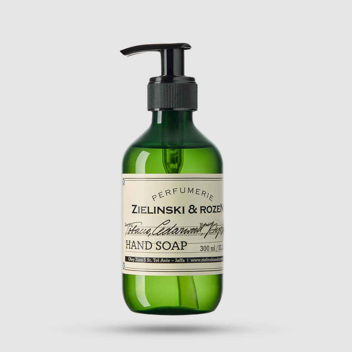 Zielinski & Rozen Liquid Soap Tobacco, Cedarwood, Pepper 300ml - Woody tobacco σαπούνι χεριών