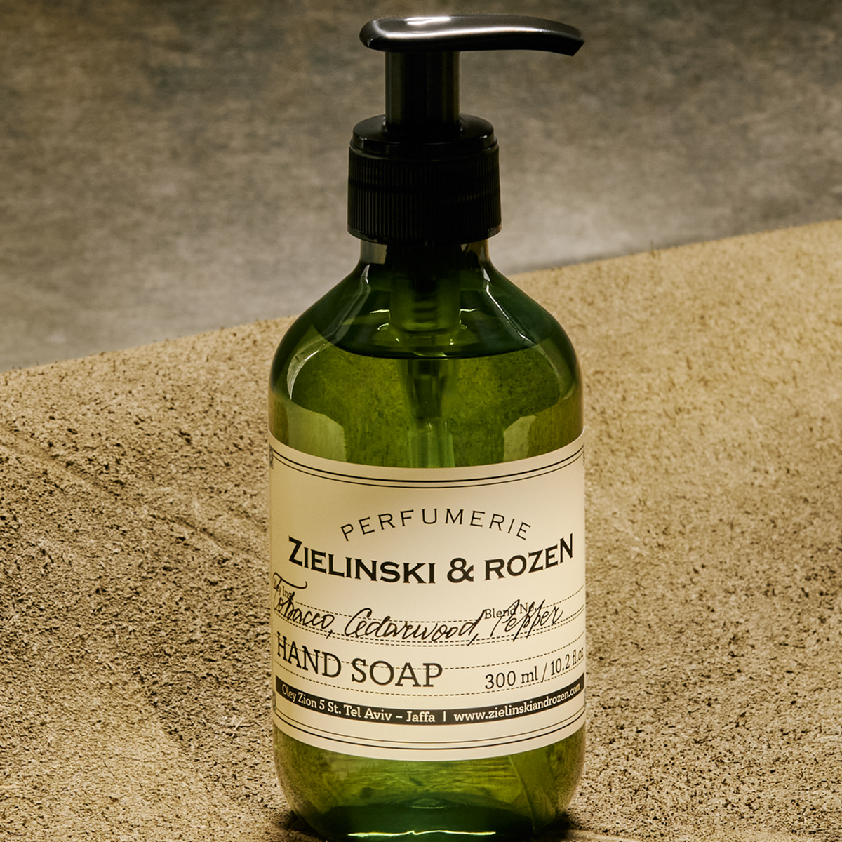 Zielinski & Rozen Liquid Soap Tobacco, Cedarwood, Pepper 300ml - Woody tobacco σαπούνι χεριών