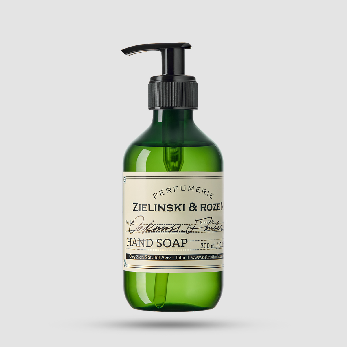 Zielinski & Rozen Liquid Soap Oakmoss & Amber 300ml - Δασικό fougère σαπούνι χεριών