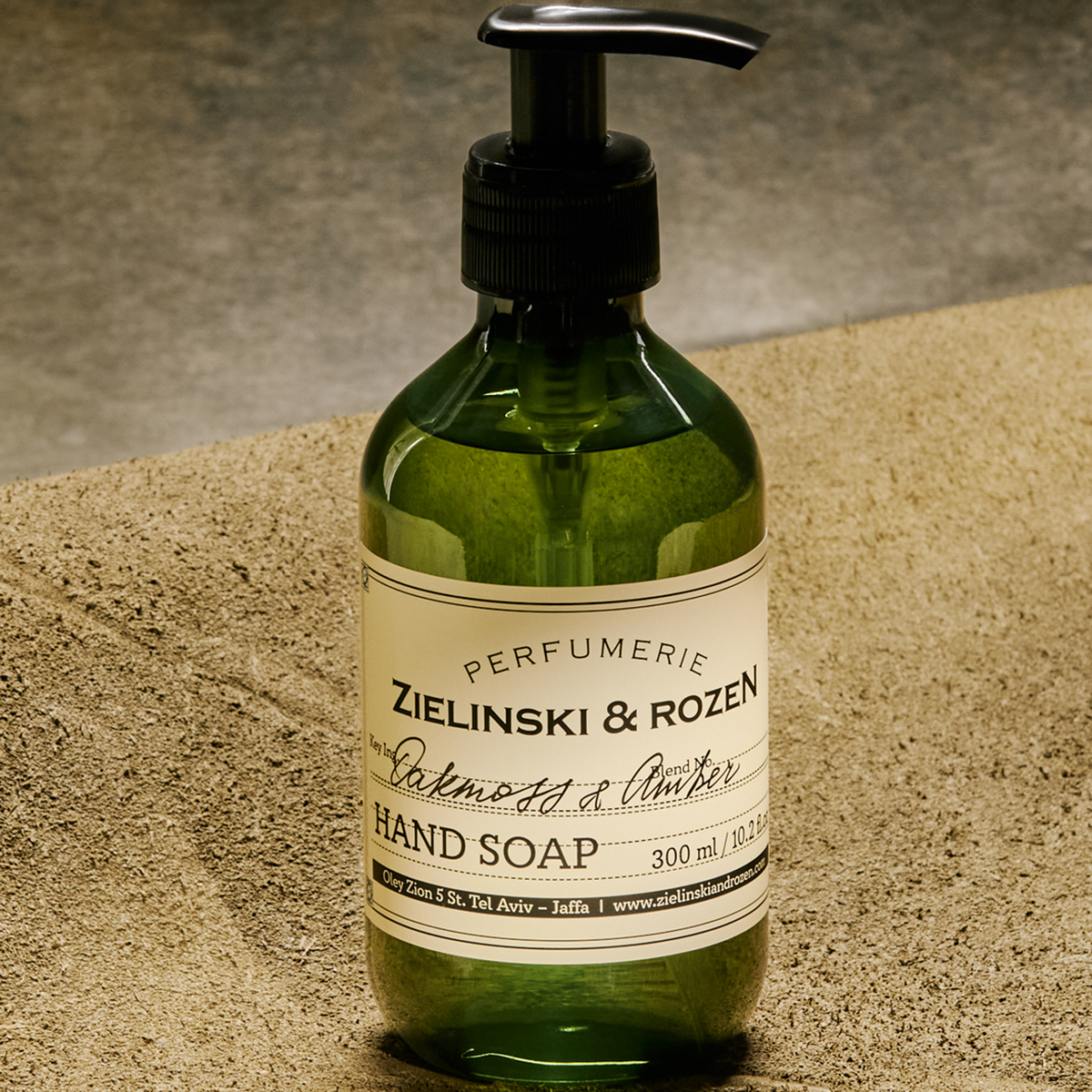 Zielinski & Rozen Liquid Soap Oakmoss & Amber 300ml - Δασικό fougère σαπούνι χεριών