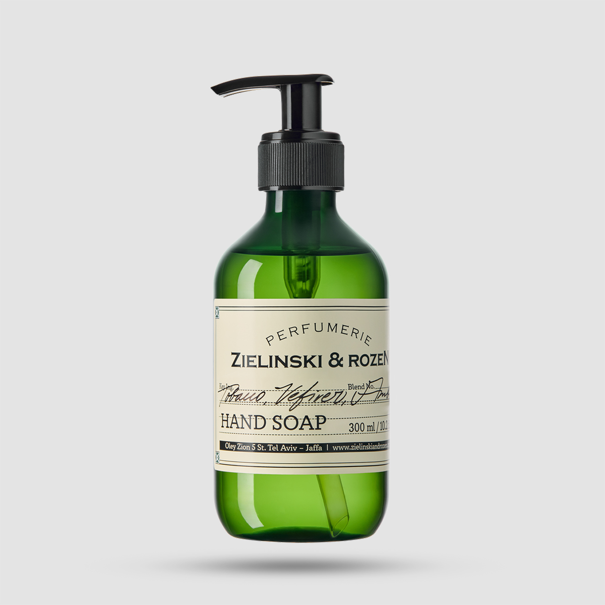 Zielinski & Rozen Liquid Soap Tobacco Vetiver Amber 300ml - Καπνιστό σαπούνι χεριών