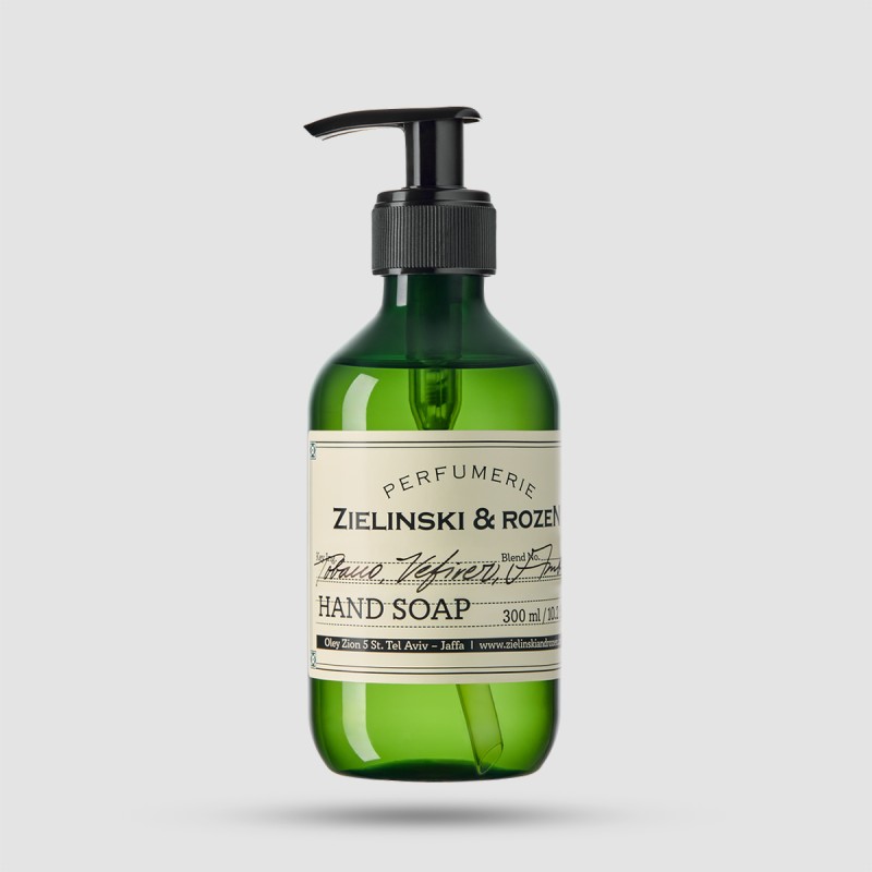 Υγρό Σαπούνι Liquid Soap Tobacco, Vetiver, Amber 300ml – Zielinski & Rozen