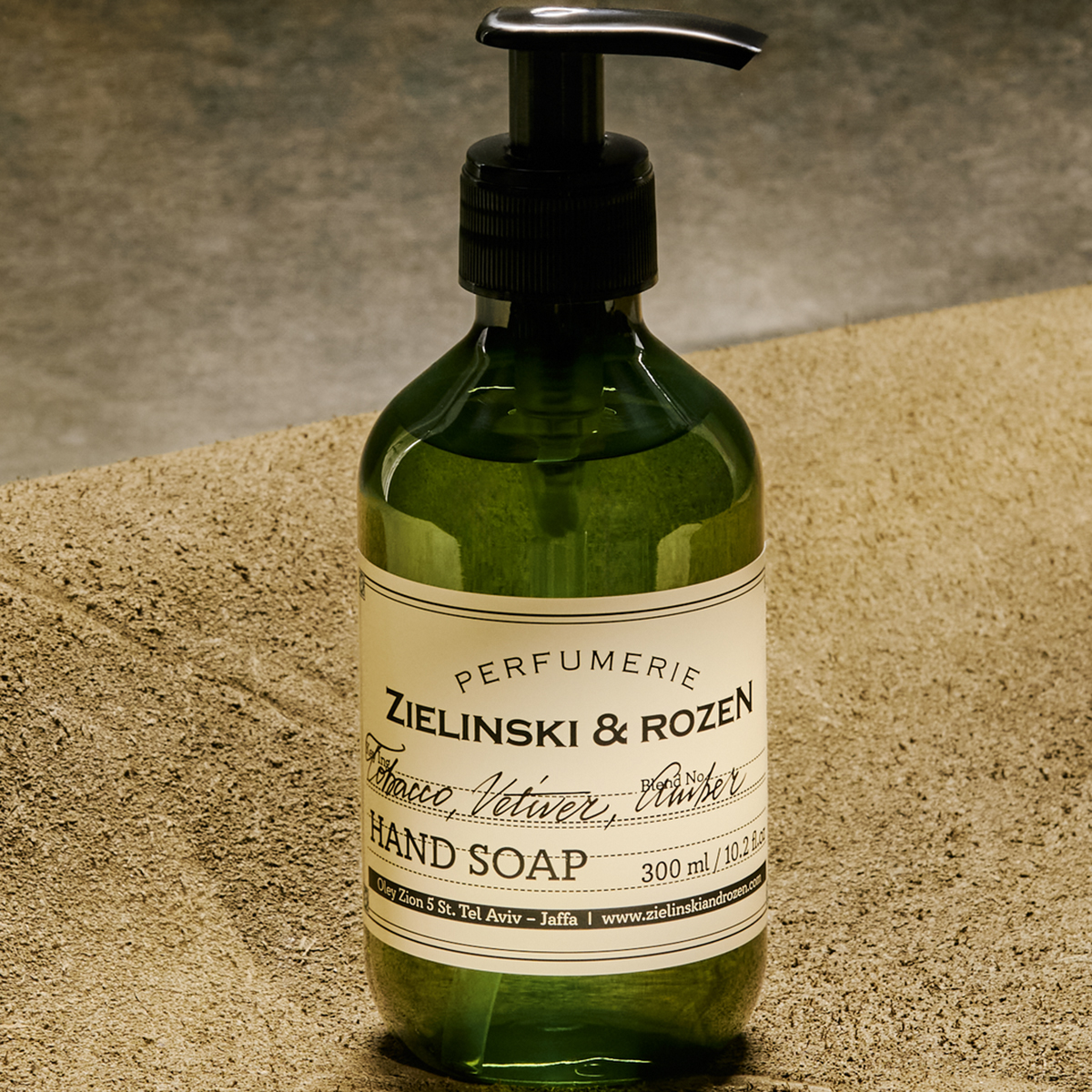 Zielinski & Rozen Liquid Soap Tobacco Vetiver Amber 300ml - Καπνιστό σαπούνι χεριών