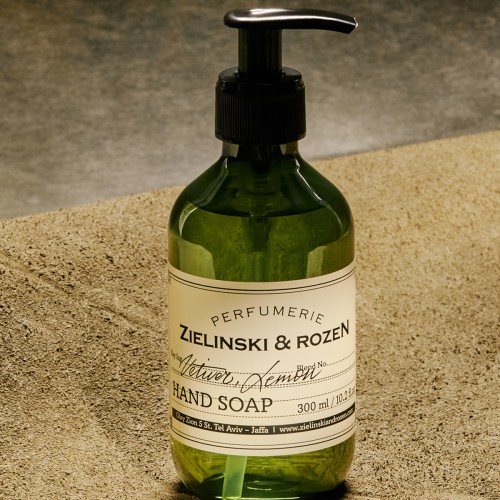Zielinski & Rozen Liquid Soap Vetiver, Lemon 300ml - Φρέσκο πράσινο σαπούνι χεριών