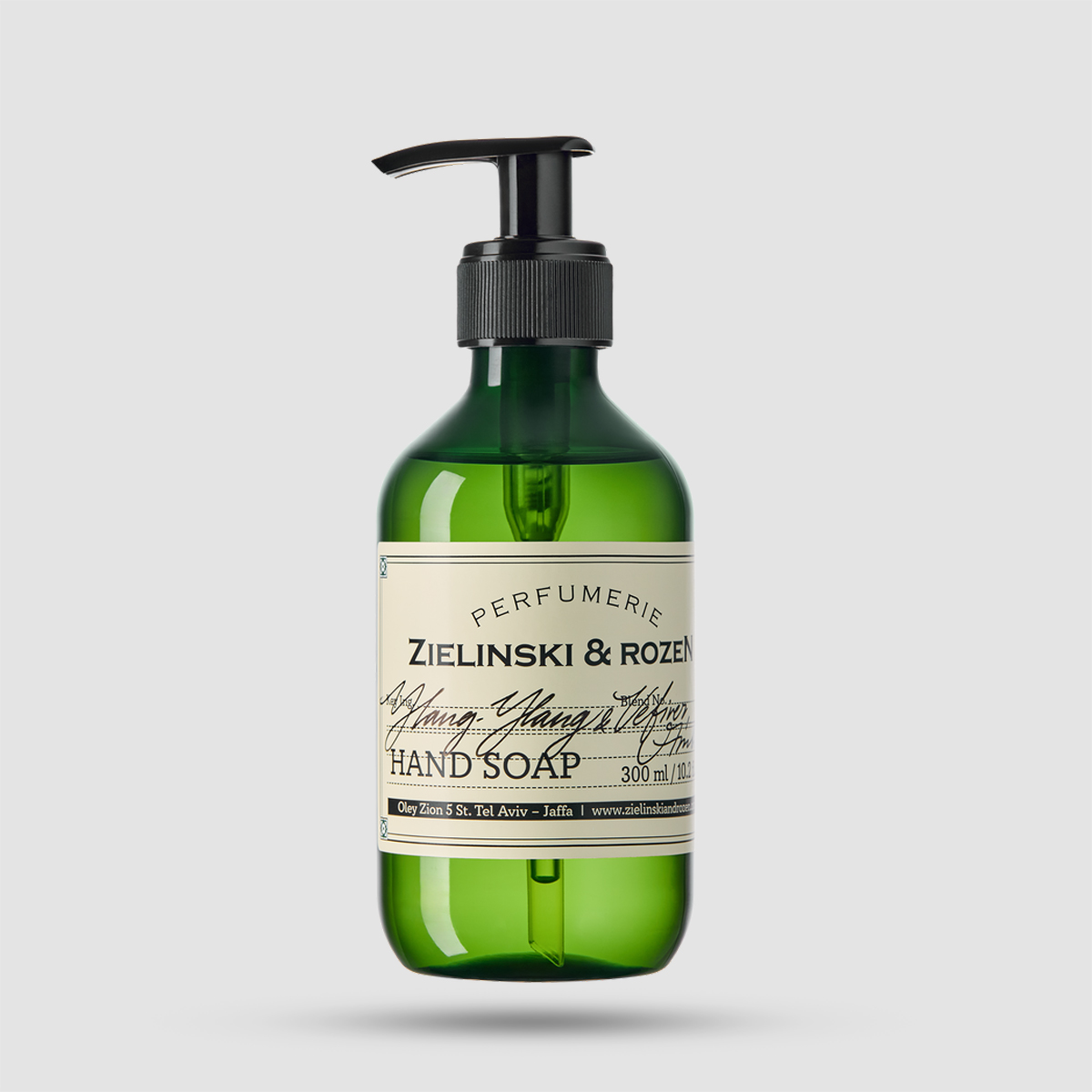 Zielinski & Rozen Liquid Soap Ylang-Ylang & Vetiver, Amber 300ml - Εξωτικό floral σαπούνι χεριών