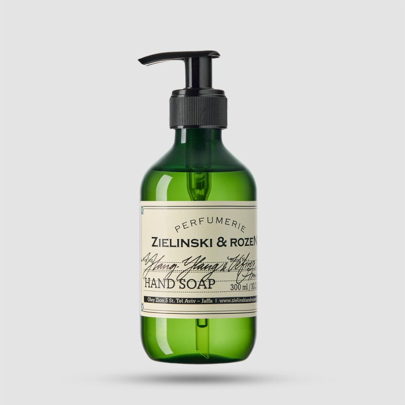 Υγρό Σαπούνι Liquid Soap Ylang-Ylang & Vetiver, Amber 300ml – Zielinski & Rozen