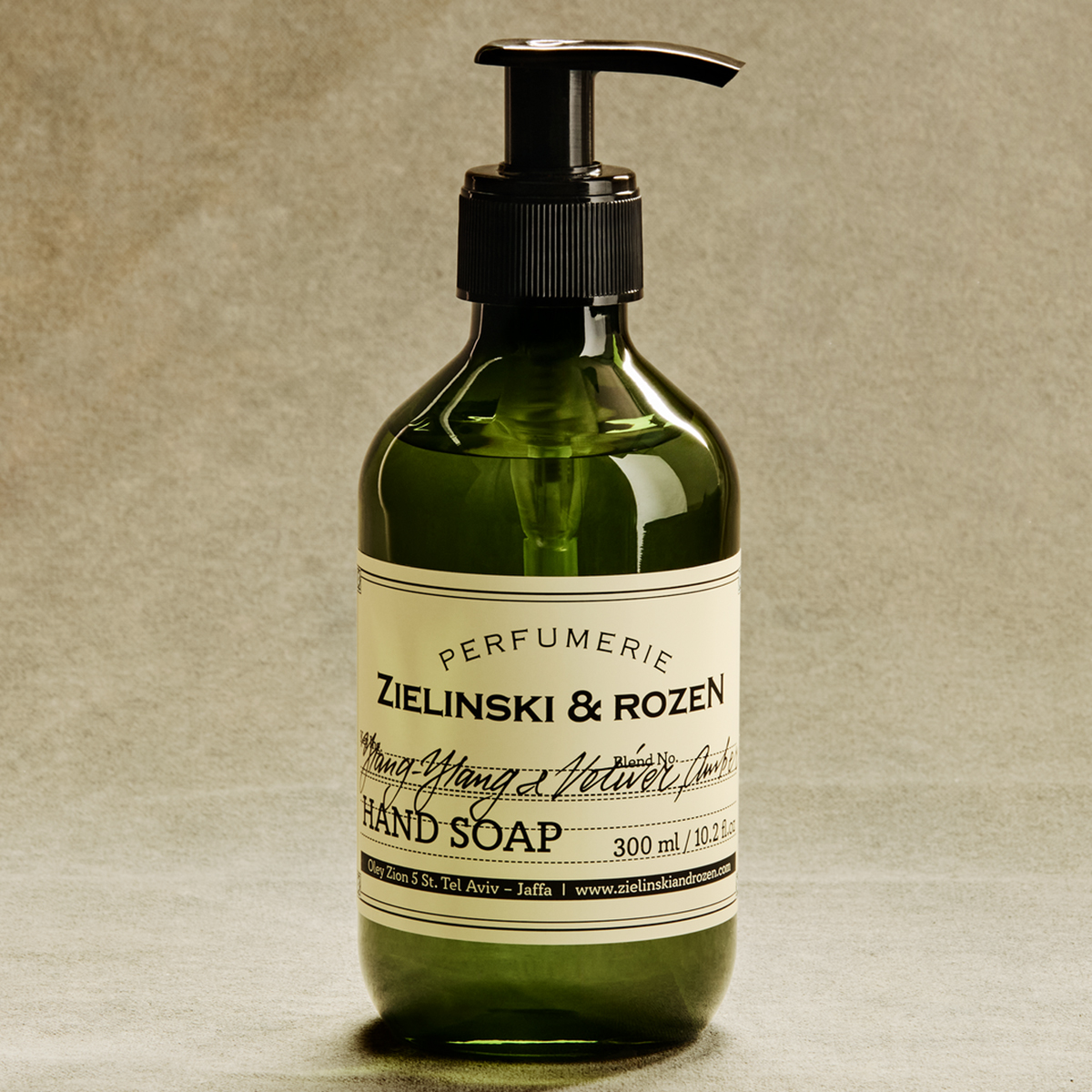 Zielinski & Rozen Liquid Soap Ylang-Ylang & Vetiver, Amber 300ml - Εξωτικό floral σαπούνι χεριών