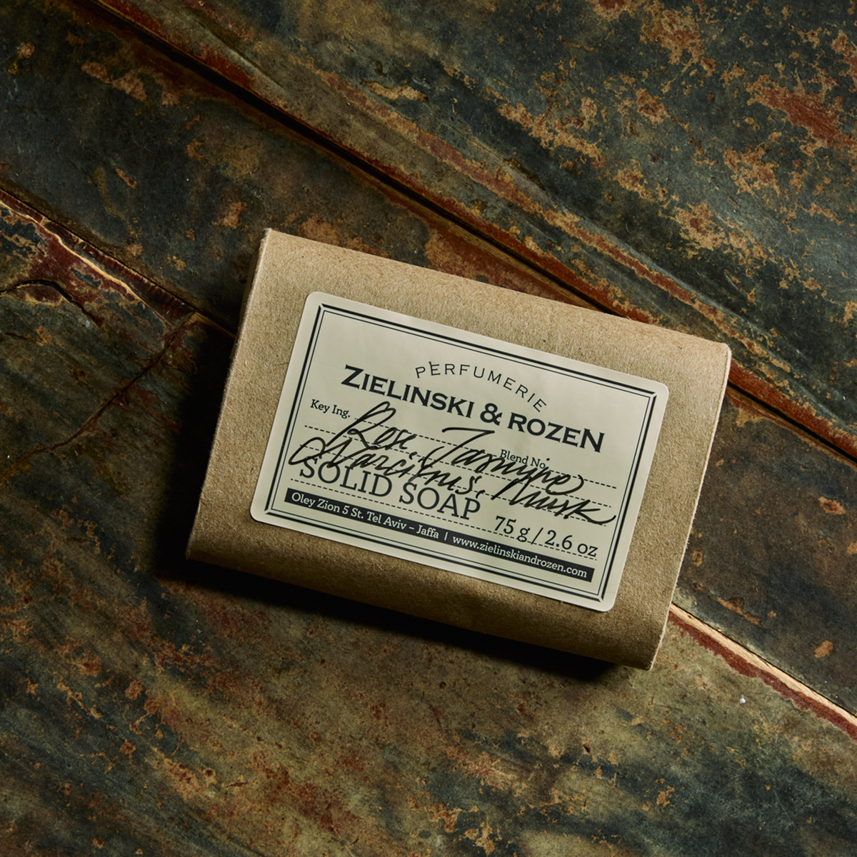 Zielinski & Rozen Solid Soap Rose Jasmine Narcissus Musk 75g