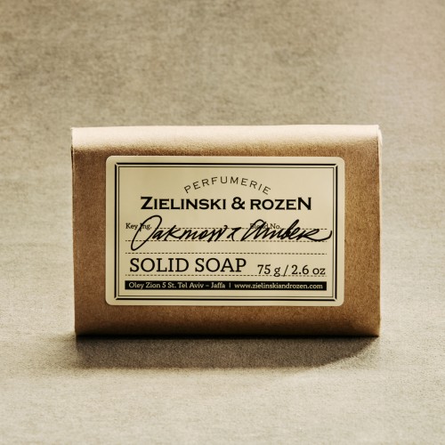 Zielinski & Rozen Solid Soap Oakmoss Amber 75g σαπούνι μπάρα