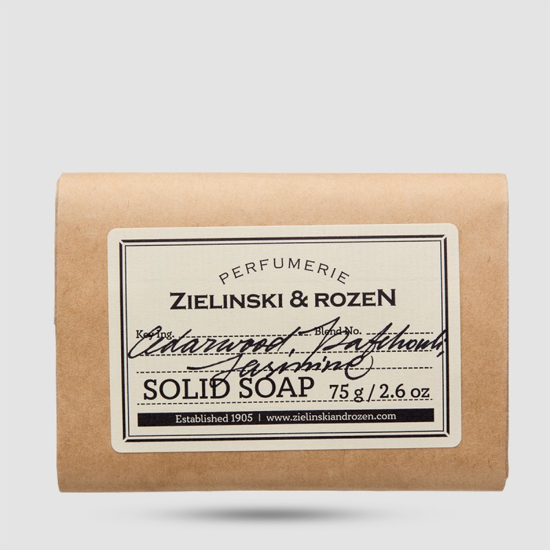 Σαπούνι σε Μπάρα Cedarwood, Patchouli, Jasmine 75g – Zielinski & Rozen