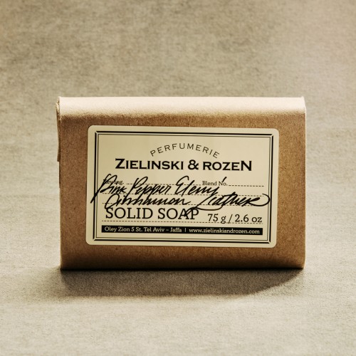 Zielinski & Rozen Solid Soap Pink Pepper Elemi Cinnamon Leather 75g