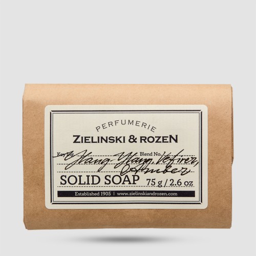 Zielinski & Rozen Solid Soap Ylang-Ylang Vetiver Amber 75g