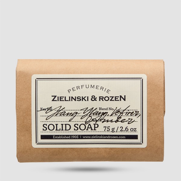 Σαπούνι σε Μπάρα Ylang-Ylang & Vetiver, Amber 75g – Zielinski & Rozen