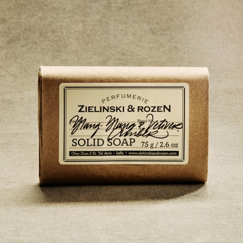 Zielinski & Rozen Solid Soap Ylang-Ylang Vetiver Amber 75g